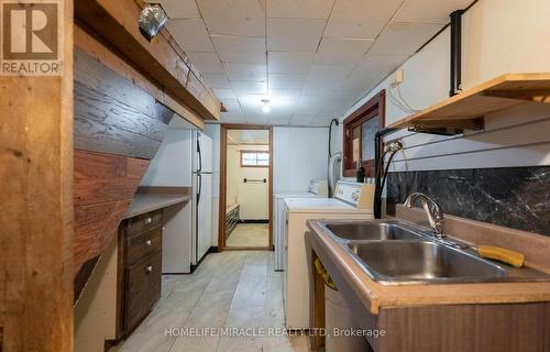 49 Facer Street, St. Catharines, ON - Indoor Photo Showing Kitchen With Double Sink