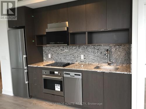 2018 - 9 Mabelle Avenue, Toronto, ON - Indoor Photo Showing Kitchen With Stainless Steel Kitchen With Upgraded Kitchen