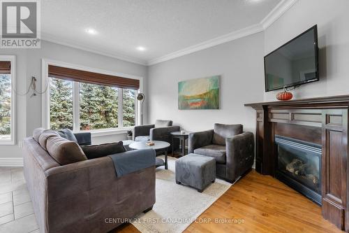 116 Radcliffe Crescent, Lucan Biddulph (Lucan), ON - Indoor Photo Showing Living Room With Fireplace