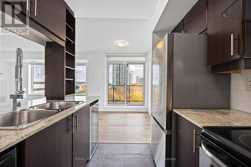 1205 - 25 Town Centre Court, Toronto, ON - Indoor Photo Showing Kitchen With Double Sink