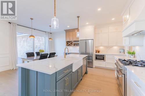 Kitchen includes full FORNO premium appliance pckg - 73952 Durand Street, Bluewater (Zurich), ON - Indoor Photo Showing Kitchen With Upgraded Kitchen