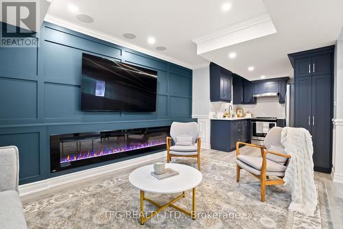 20 Chant Crescent, Ajax (Northwest Ajax), ON - Indoor Photo Showing Living Room With Fireplace