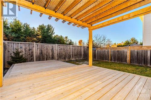 122 Whernside Terrace, Kanata, ON - Outdoor With Deck Patio Veranda With Exterior