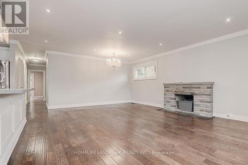 367 Cummer Avenue, Toronto, ON - Indoor Photo Showing Living Room With Fireplace