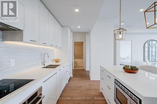 801 - 180 Veterans Drive, Brampton, ON - Indoor Photo Showing Kitchen With Double Sink With Upgraded Kitchen