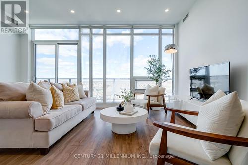 801 - 180 Veterans Drive, Brampton, ON - Indoor Photo Showing Living Room