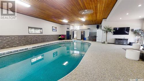 Kindersley Acreage, Kindersley Rm No. 290, SK - Indoor Photo Showing Other Room With In Ground Pool