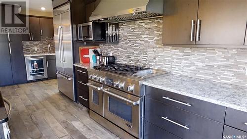 Kindersley Acreage, Kindersley Rm No. 290, SK - Indoor Photo Showing Kitchen With Stainless Steel Kitchen With Upgraded Kitchen