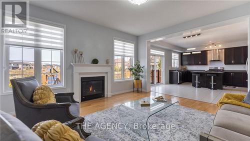 2 Turnbull Drive, Brantford, ON - Indoor Photo Showing Living Room With Fireplace