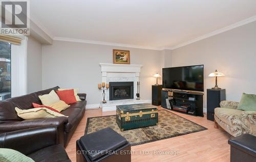 279 Bell Air Drive, Caledon, ON - Indoor Photo Showing Living Room With Fireplace