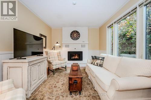 552 Wissler Road, Waterloo, ON - Indoor Photo Showing Living Room With Fireplace