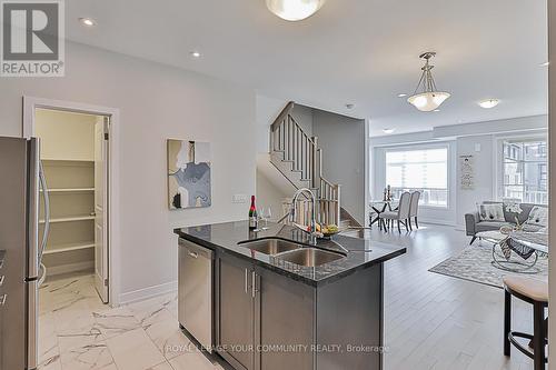 24 Gilbert Wright Avenue, Markham, ON - Indoor Photo Showing Kitchen With Double Sink