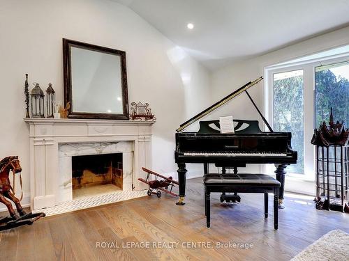 8 Bell Royal Crt, Toronto, ON - Indoor With Fireplace