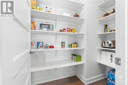 There's a large pantry off the kitchen with ample storage space. - 71 York Crossing, Russell, ON - Indoor With Storage