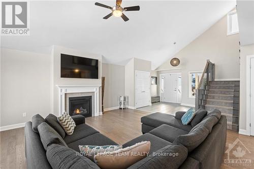 71 York, Russell, ON - Indoor Photo Showing Living Room With Fireplace