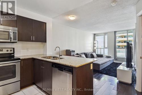 321 - 80 Esther Lorrie Drive, Toronto, ON - Indoor Photo Showing Kitchen With Double Sink