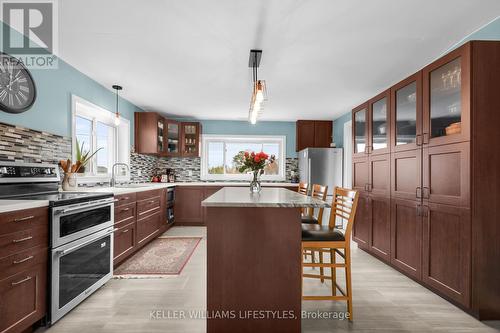 2624 Hamilton Road, Thames Centre, ON - Indoor Photo Showing Kitchen With Double Sink