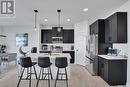 413 Germain Manor, Saskatoon, SK  - Indoor Photo Showing Kitchen With Stainless Steel Kitchen With Upgraded Kitchen 