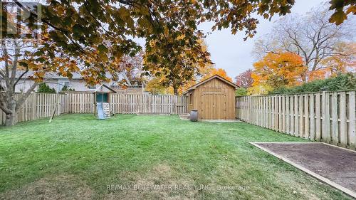 Fully Fenced Yard - 64 Market Street, Huron East (Seaforth), ON - Outdoor With Backyard