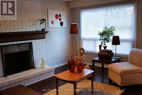 3235 Folkway Drive, Burlington, ON - Indoor Photo Showing Living Room With Fireplace