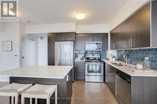 2203 - 2230 Lakeshore Boulevard W, Toronto, ON - Indoor Photo Showing Kitchen With Stainless Steel Kitchen With Double Sink