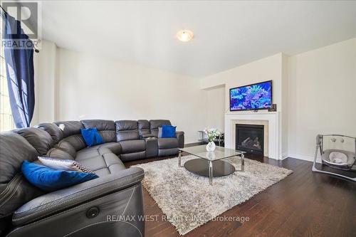 4 Landview Road, Brampton, ON - Indoor Photo Showing Living Room With Fireplace