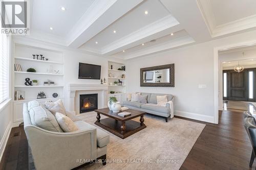 339 Morden Road, Oakville, ON - Indoor Photo Showing Living Room With Fireplace