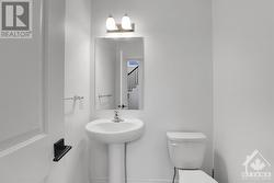 Main floor powder room. - 