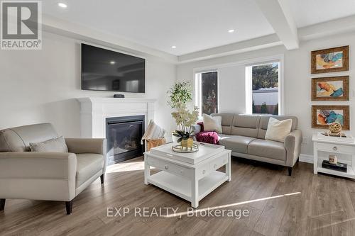 27 Muma Street, Blandford-Blenheim, ON - Indoor Photo Showing Living Room With Fireplace