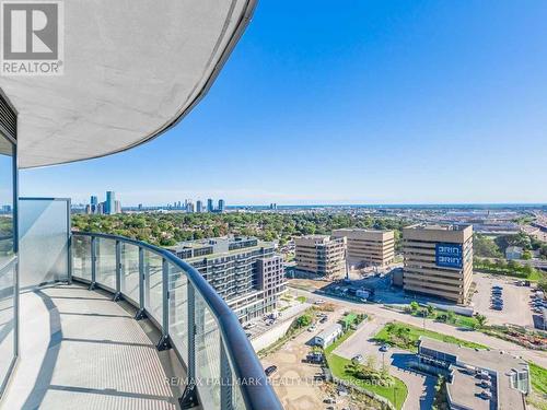 1809 - 30 Gibbs Road, Toronto, ON - Outdoor With Balcony With View