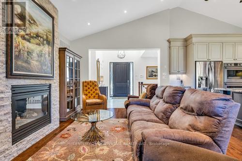 5023 Franklin Street, Pickering, ON - Indoor Photo Showing Living Room With Fireplace