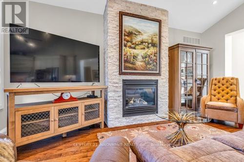 5023 Franklin Street, Pickering, ON - Indoor Photo Showing Living Room With Fireplace