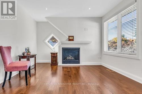 5023 Franklin Street, Pickering, ON - Indoor Photo Showing Living Room With Fireplace