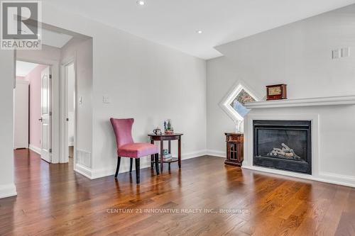 5023 Franklin Street, Pickering, ON - Indoor Photo Showing Living Room With Fireplace