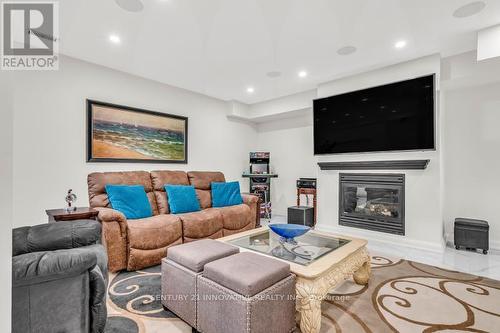 5023 Franklin Street, Pickering, ON - Indoor Photo Showing Living Room With Fireplace