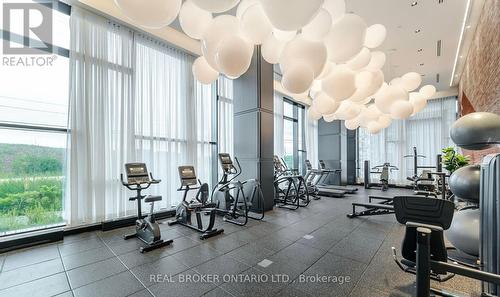 803 - 3200 William Coltson Avenue, Oakville, ON - Indoor Photo Showing Gym Room