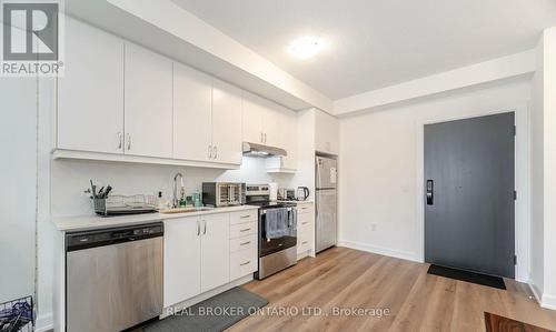 803 - 3200 William Coltson Avenue, Oakville, ON - Indoor Photo Showing Kitchen With Stainless Steel Kitchen