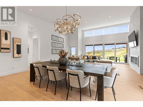 105 Predator Ridge Drive Unit# 22, Vernon, BC - Indoor Photo Showing Dining Room