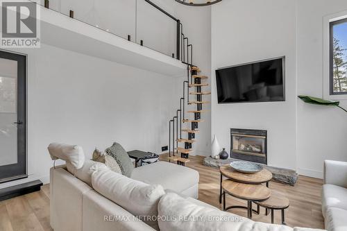 477 Fairview Street, Wilmot, ON - Indoor Photo Showing Living Room With Fireplace