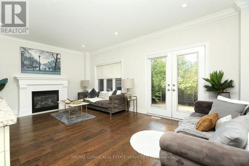 2331 Wuthering Heights Way, Oakville, ON - Indoor Photo Showing Living Room With Fireplace