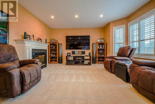 35 Donwoods Court, Brampton, ON - Indoor Photo Showing Other Room With Fireplace