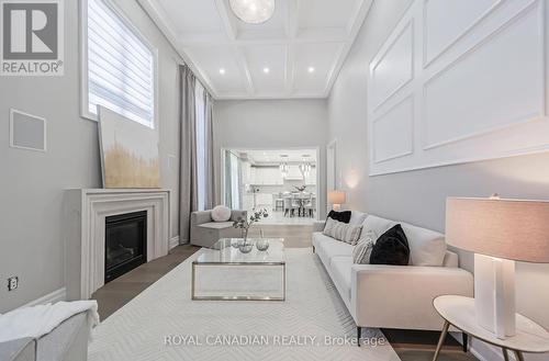 20 Falkland Road, Brampton, ON - Indoor Photo Showing Living Room With Fireplace