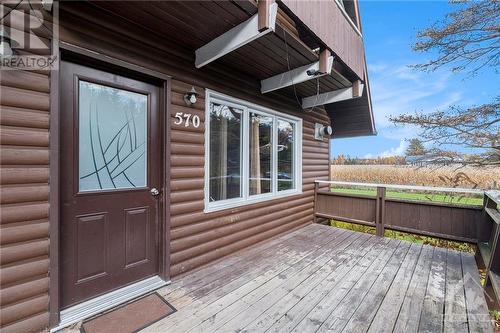 570 Route 500 E Route, Casselman, ON - Outdoor With Deck Patio Veranda With Exterior