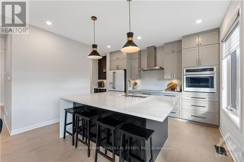 1025 Jubilation Court, Ottawa, ON - Indoor Photo Showing Kitchen With Stainless Steel Kitchen With Upgraded Kitchen