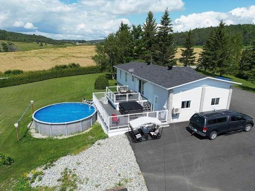 Photo aÃ©rienne - 852 Route Lefort, Duhamel-Ouest, QC - Outdoor With Above Ground Pool