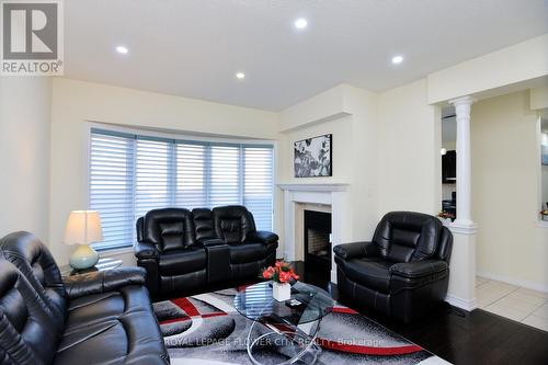 13 Templar Street, Brampton, ON - Indoor Photo Showing Living Room With Fireplace