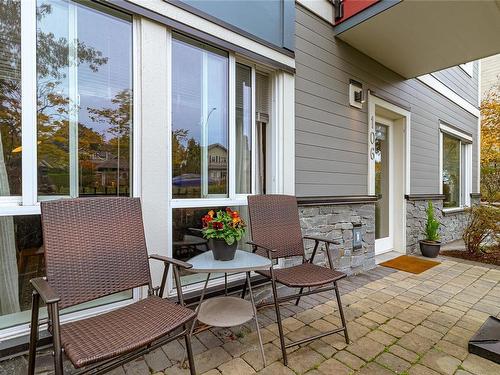 106-4050 Douglas St, Saanich, BC - Outdoor With Deck Patio Veranda With Exterior