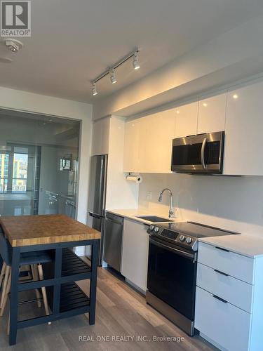 628 - 50 Power Street, Toronto, ON - Indoor Photo Showing Kitchen With Stainless Steel Kitchen