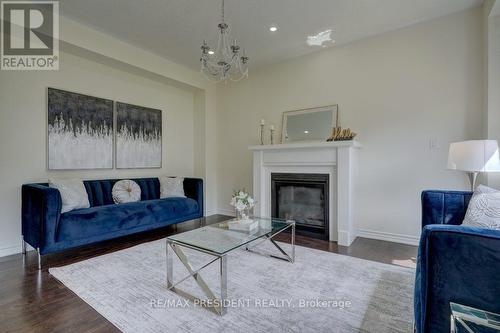 1303 Apollo Street, Oshawa, ON - Indoor Photo Showing Living Room With Fireplace