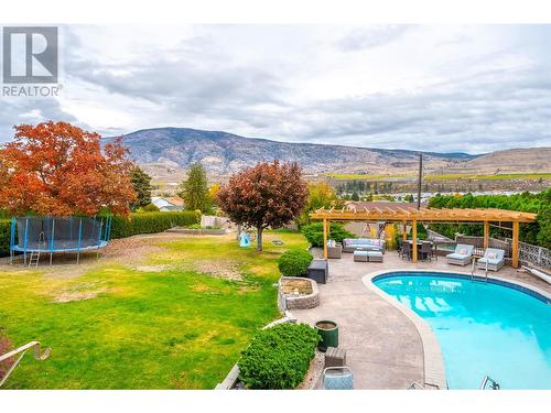 6521 Bellevue Drive, Oliver, BC - Outdoor With In Ground Pool With Backyard